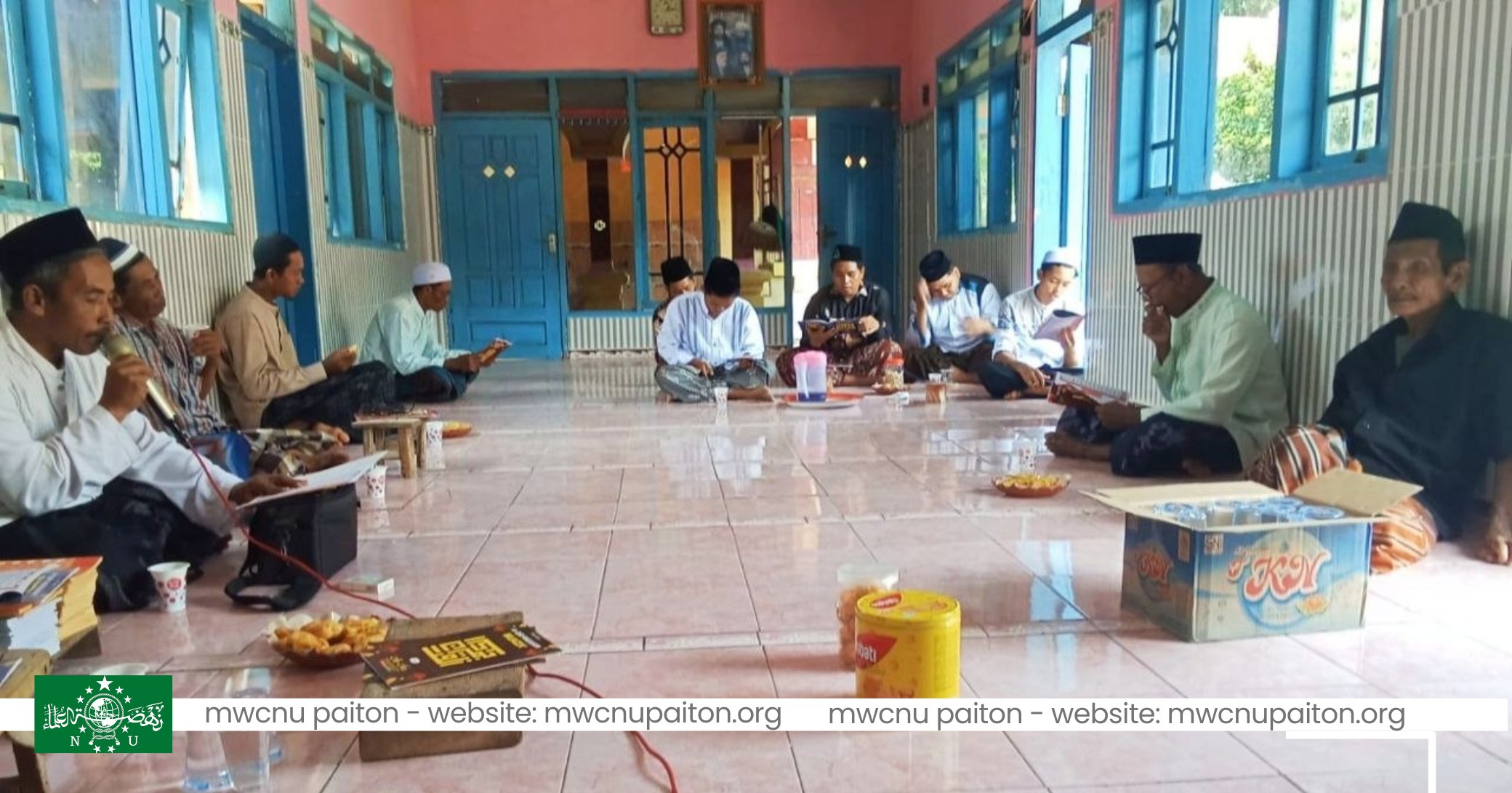 Khotmil Qur’an dan Kajian Arba’in Nawawi Warnai Lailatul Ijtima’ Ranting NU Pandean